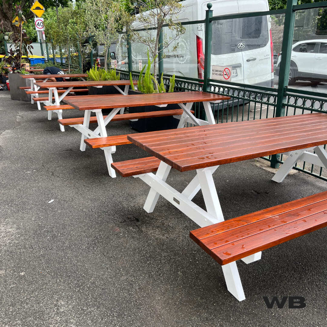 1.8m outdoor picnic table