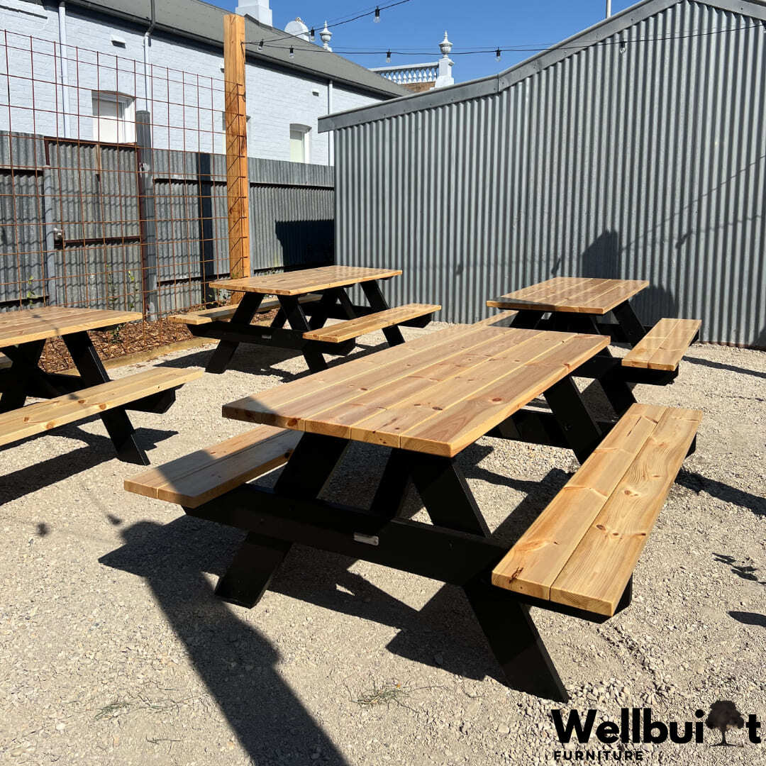 12seater outdoor park bench seating