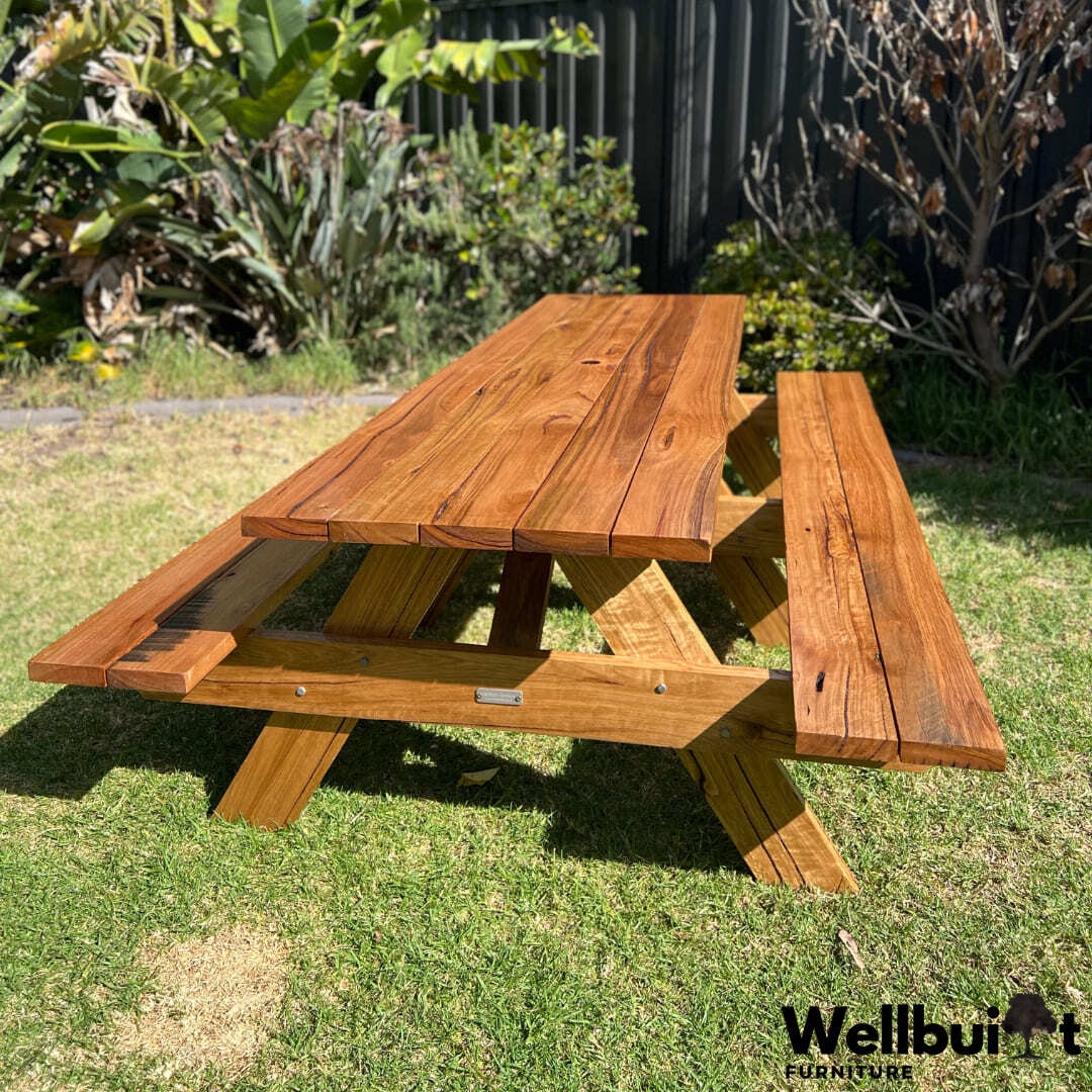2.1m hardwood picnic tables