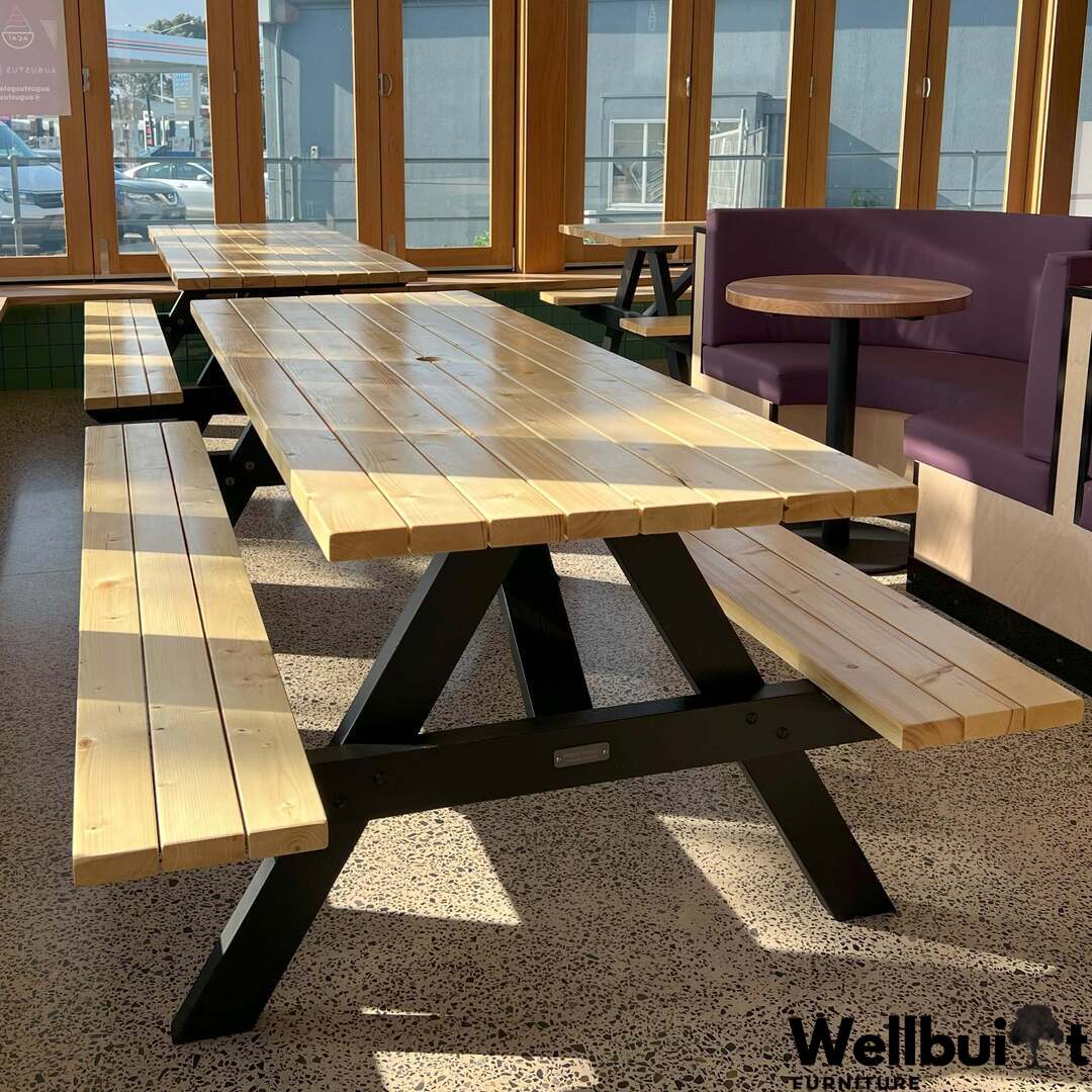 2.4m Outdoor Picnic Table