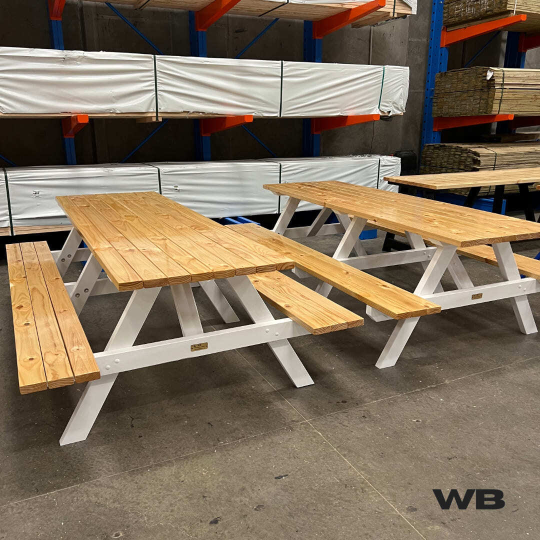 2.4m picnic tables for sale
