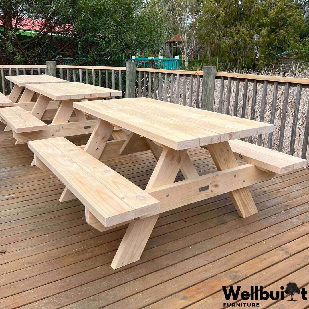 4Seater Solid Picnic Table