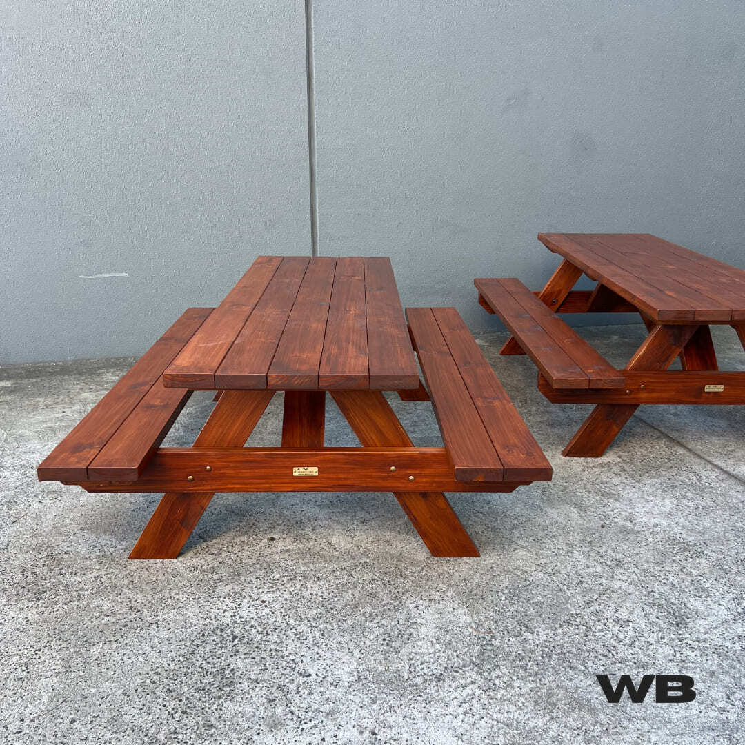 treated pine outdoor table