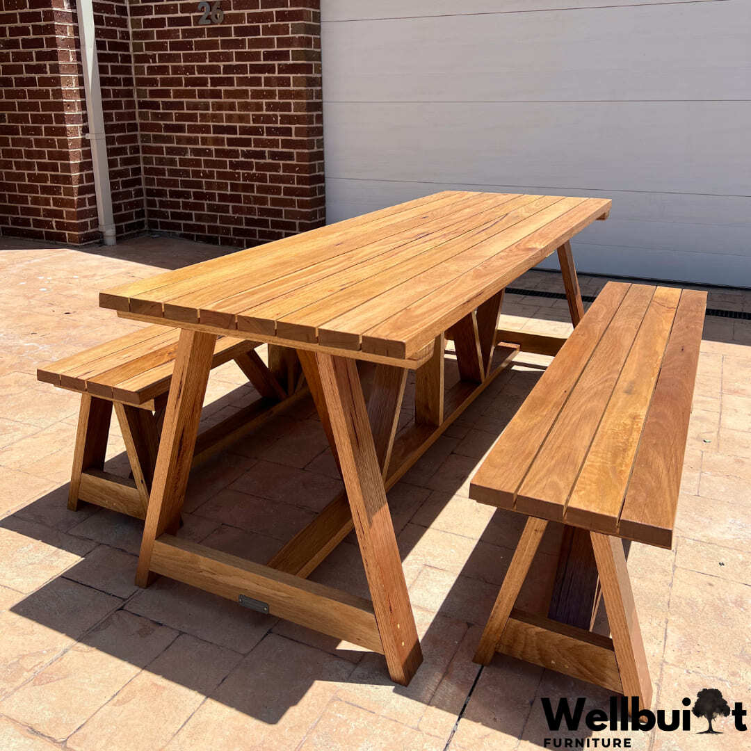 1.5m Hardwood Outdoor Table Sets