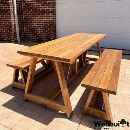1.5m Hardwood Outdoor Table Sets