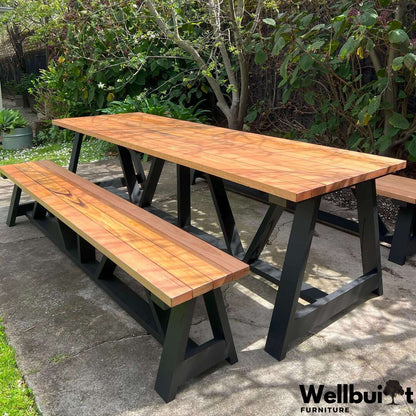 Hardwood Table Setting