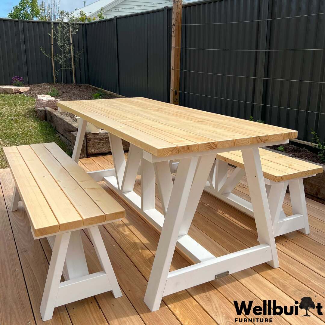 Outdoor Table And Bench