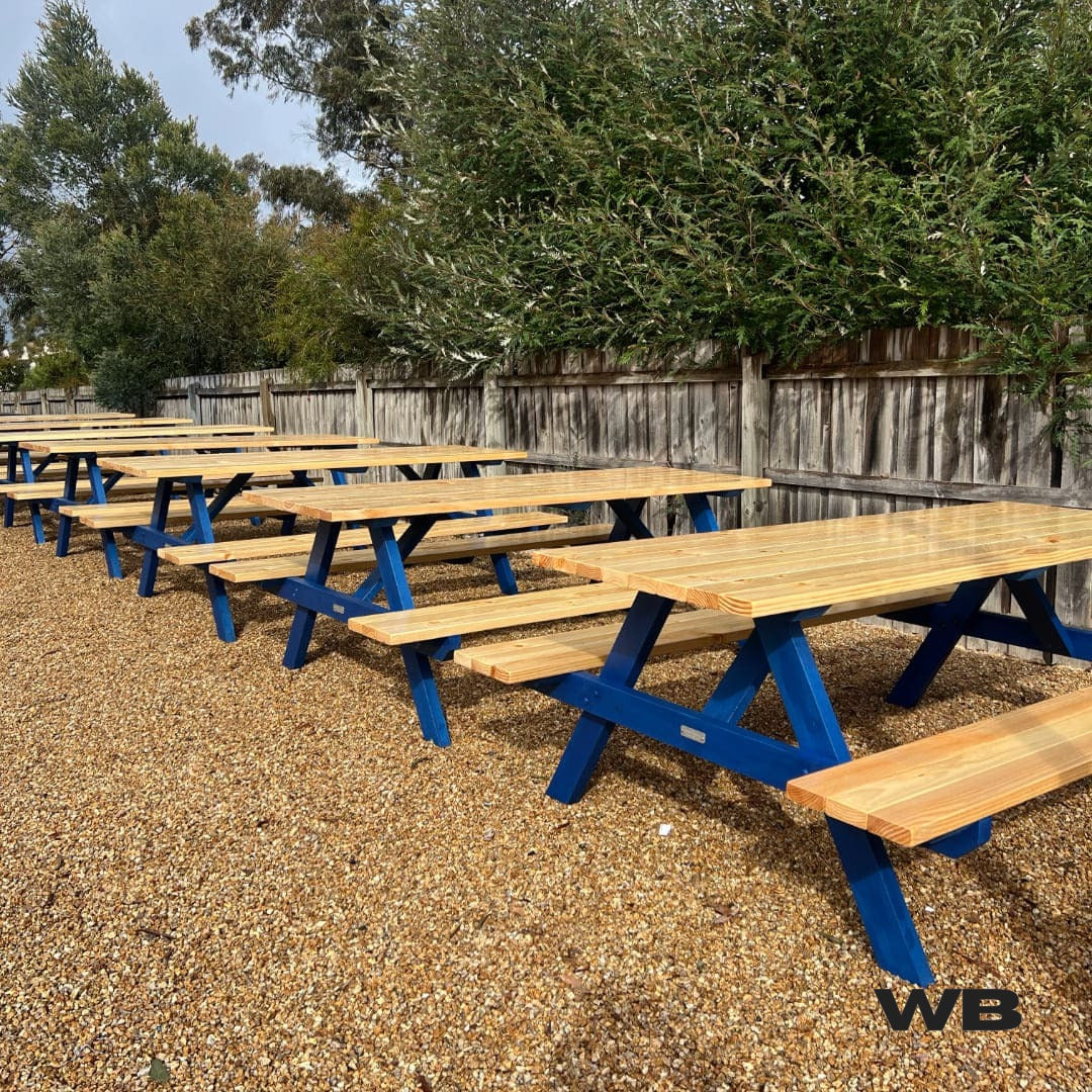 1.8m custom picnic bench table