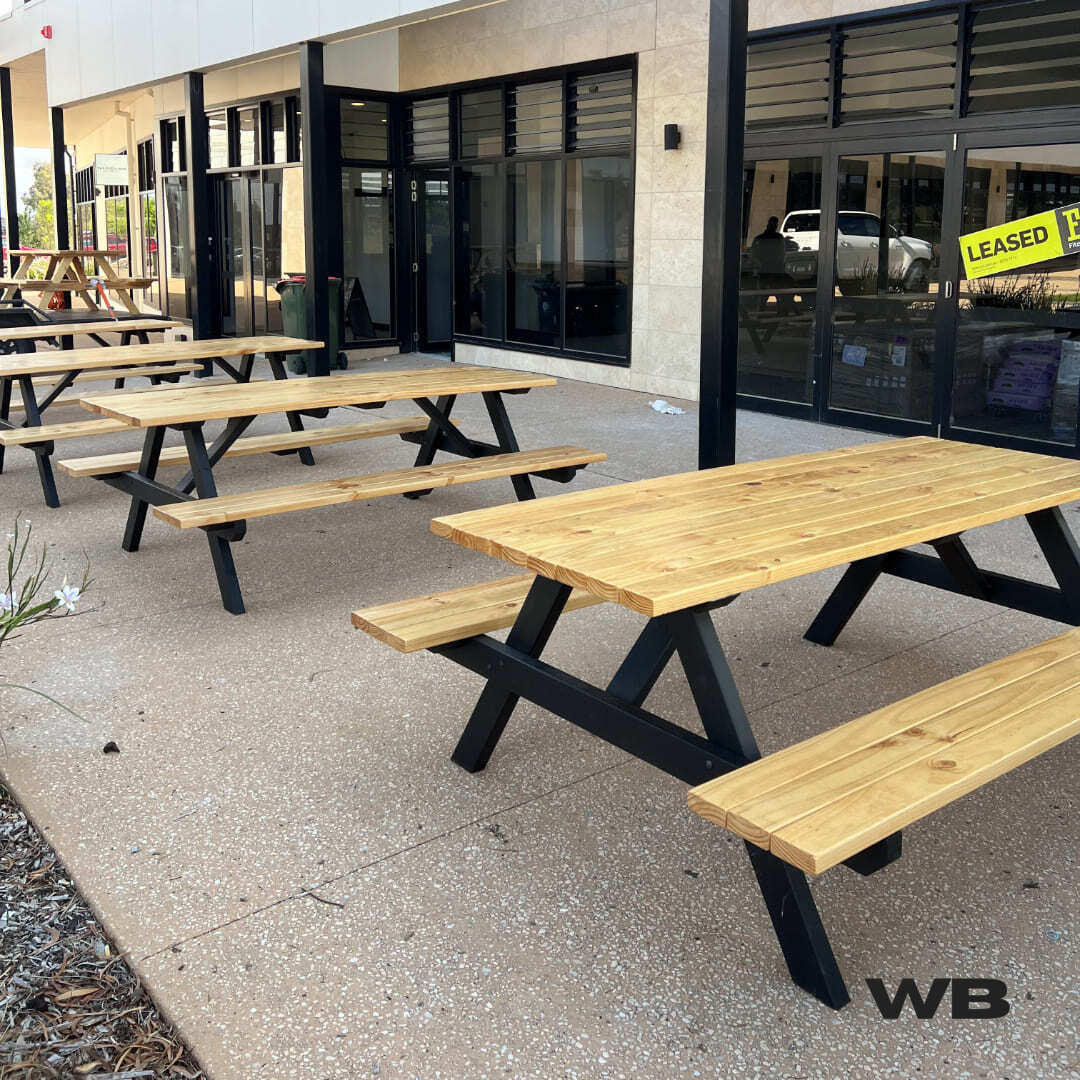 1.8m treated picnic benches