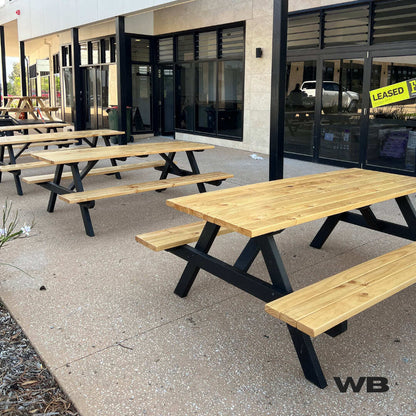 1.8m treated picnic benches