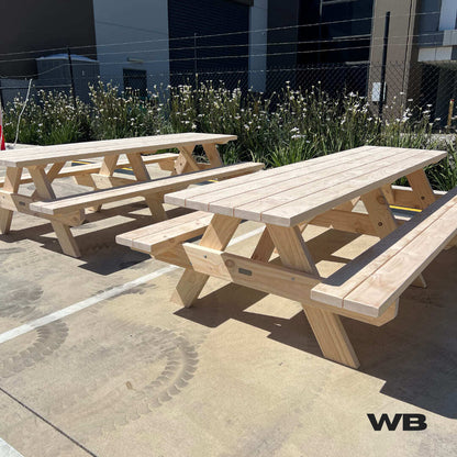 14seater outdoor picnic table