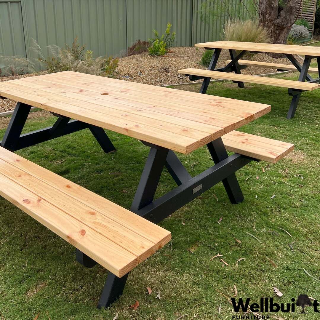 2.1m Timber Picnic Table