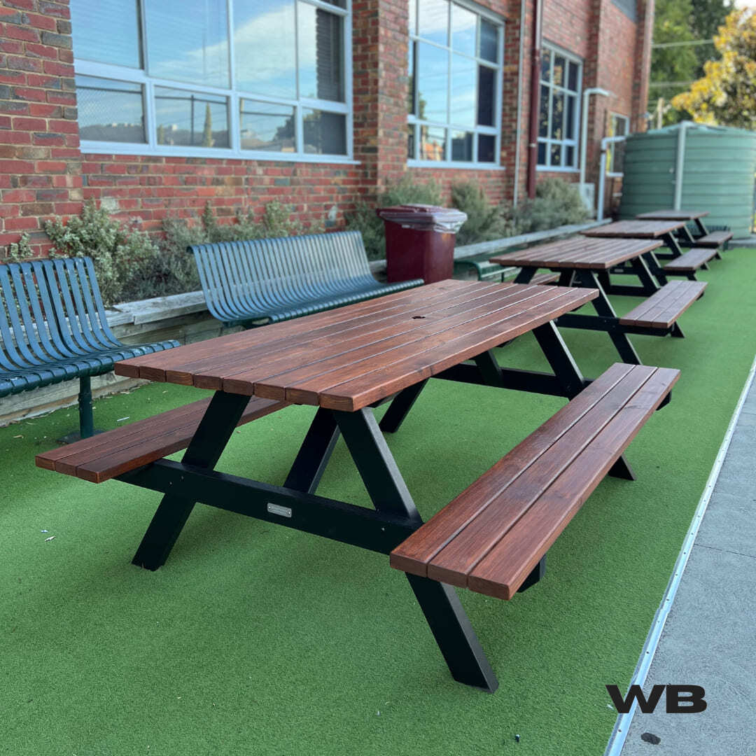 2.1m classic treated pine outdoor picnic table