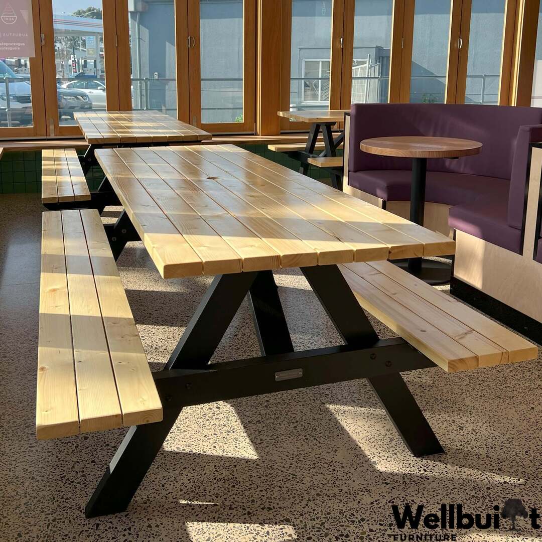 2.4m Outdoor Picnic Table