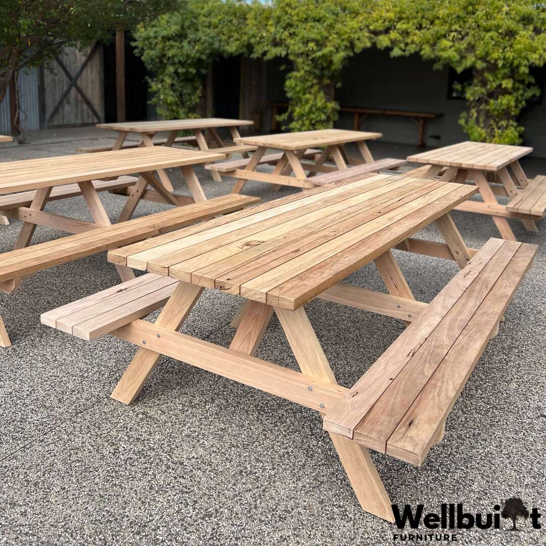 Hardwood Outdoor Picnic Table