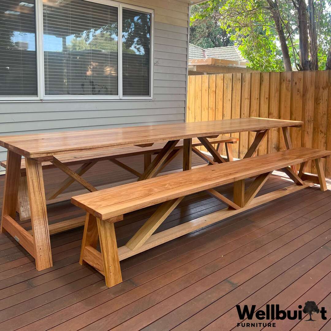 Outdoor Hardwood Table