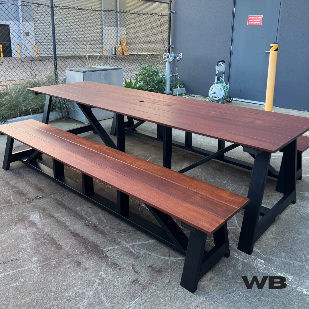 3.0m Merbau Outdoor Dining Sets