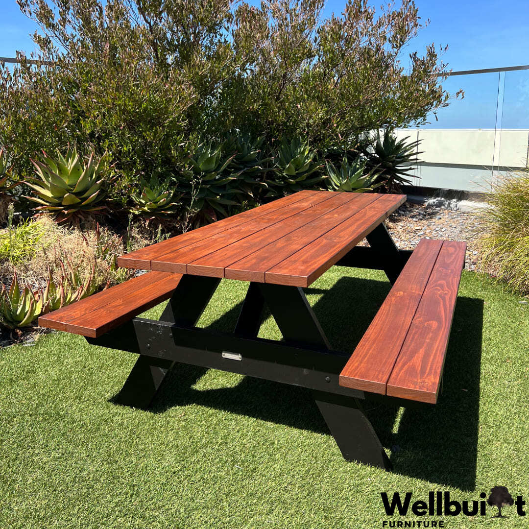 8Seater Timber Picnic Table 