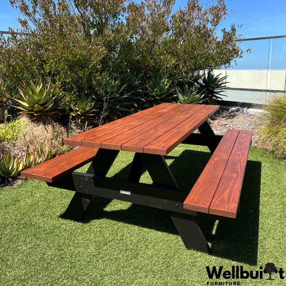 8Seater Timber Picnic Table 