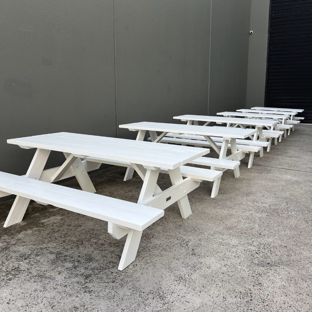 australian made timber picnic tables