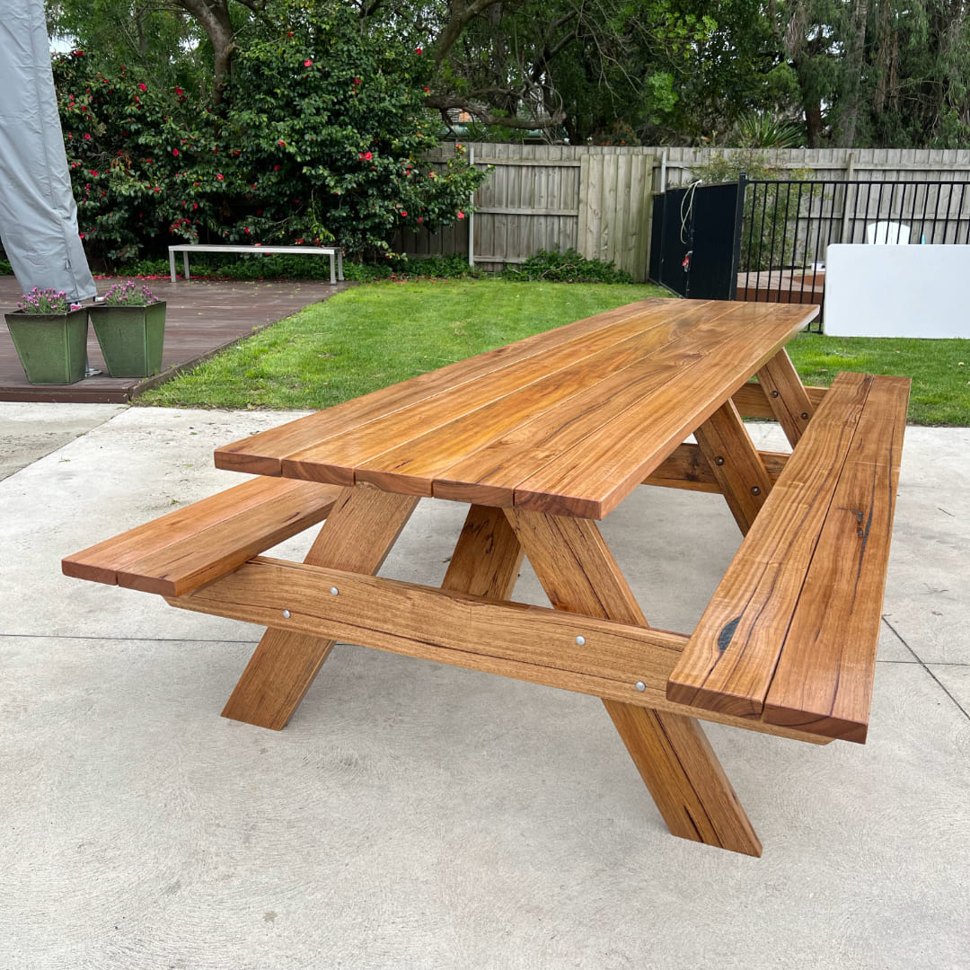 hardwood picnic tables melbourne