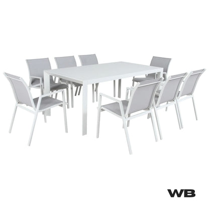 icaria 7 pcs outdoor table set melbourne