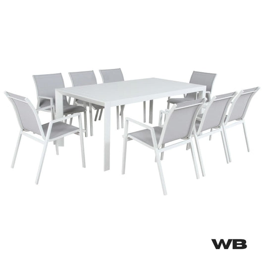 icaria 7 pcs outdoor table set melbourne