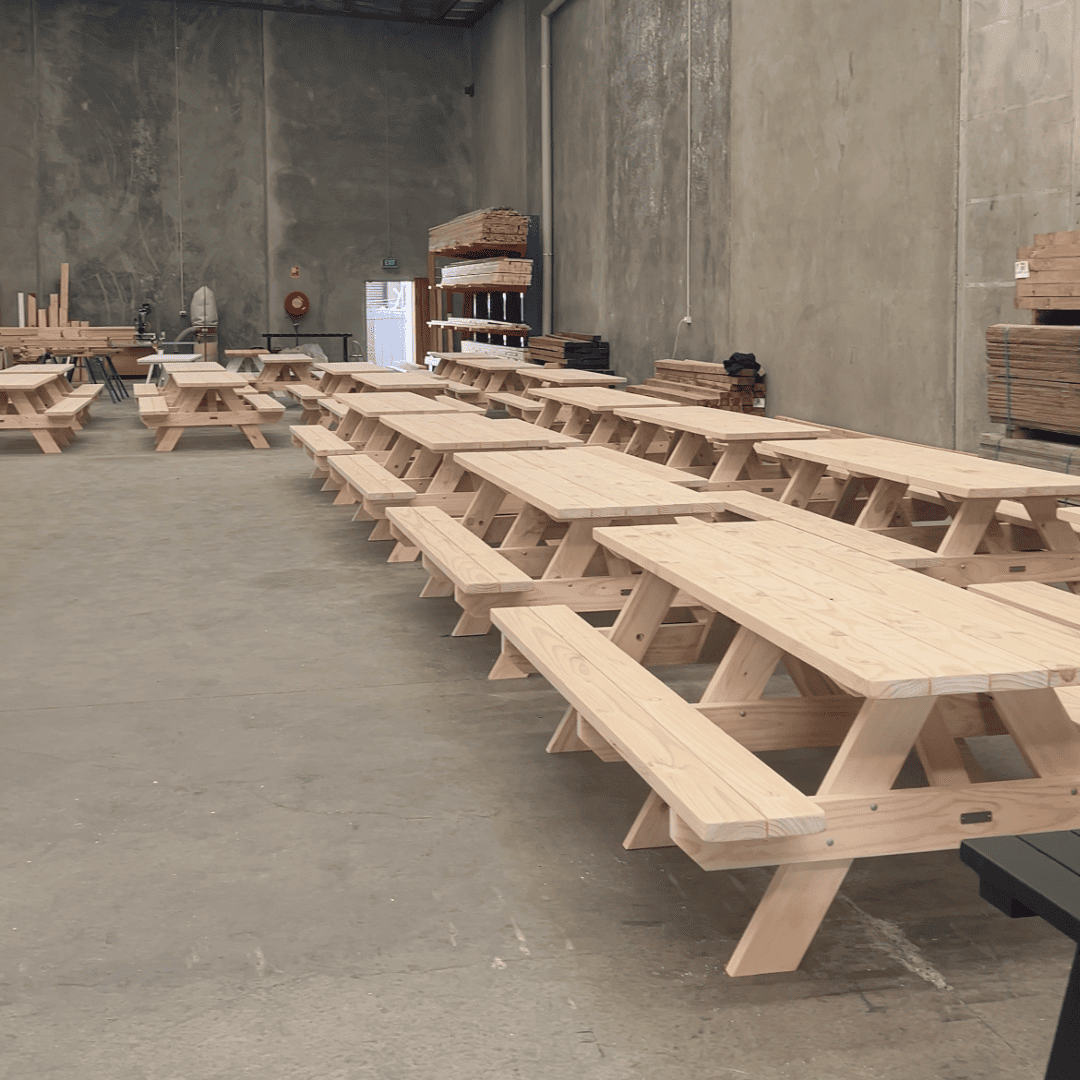 large event picnic tables australia wide