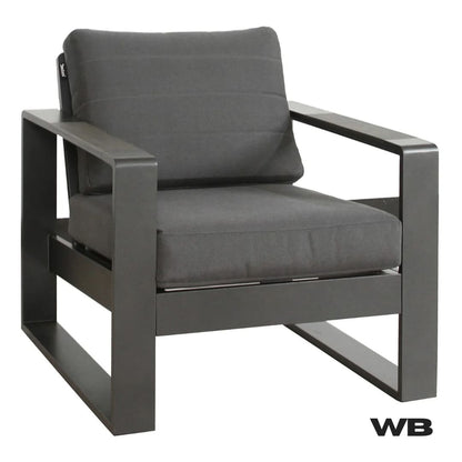 modena 4 pieces black outdoor lounge sets and chair melbourne