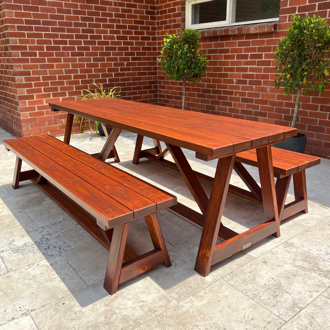 solid hampton outdoor dining table melbourne