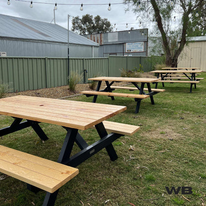 treated picnic benches