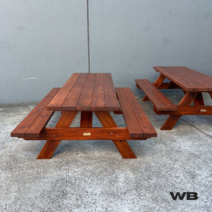 treated pine outdoor table