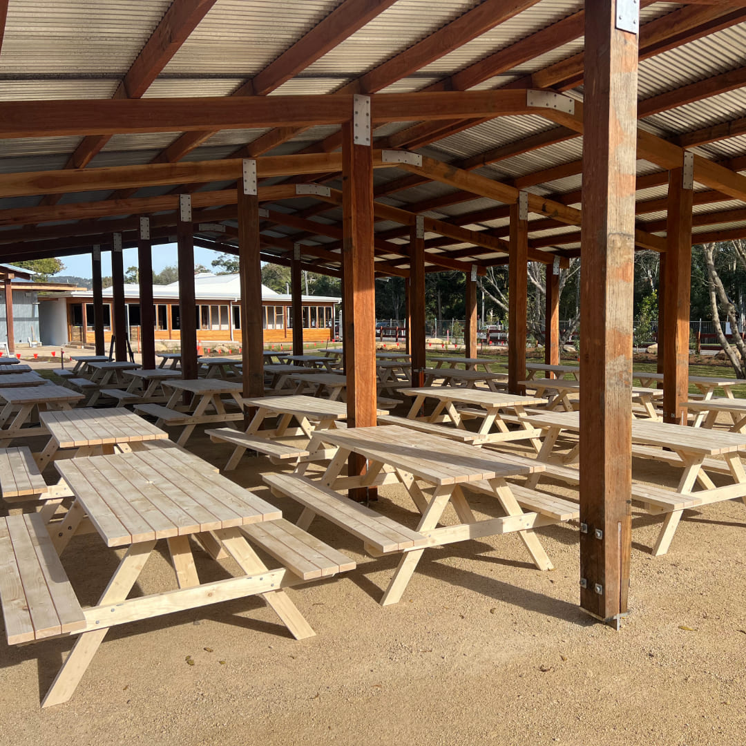 picnic tables event hire